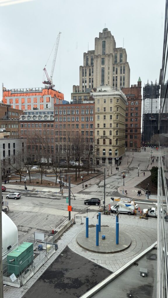 hotel place de arms miguel escobar architect in Montreal